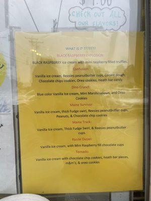 Flavor descriptions June 2023