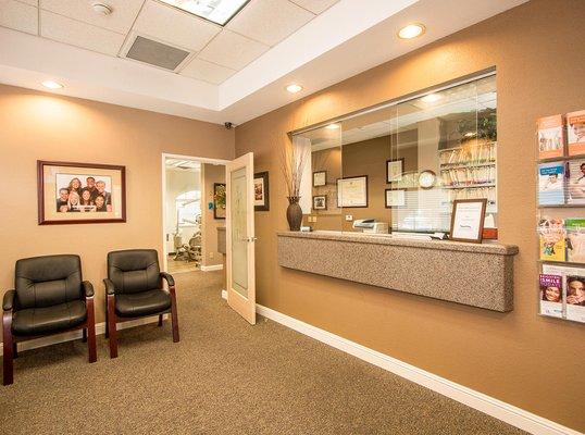 Our office is clean and inviting to make every patient feel at home