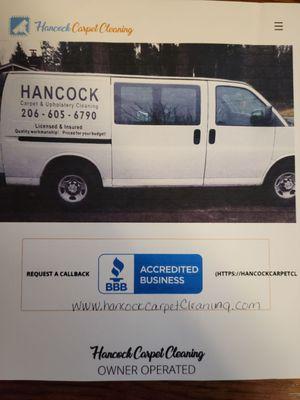 Hancock carpet cleaning