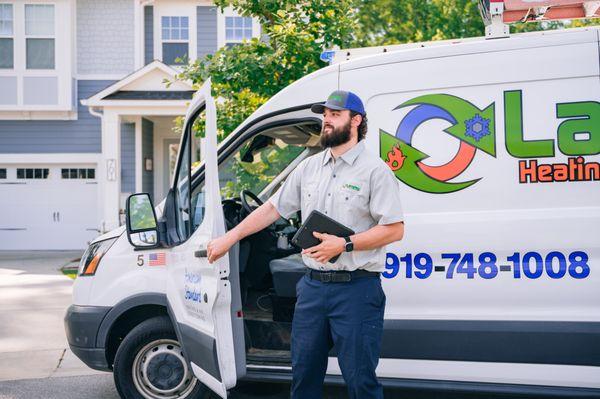 Technician arriving call