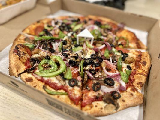 Supreme Pizza Medium Thin Crust