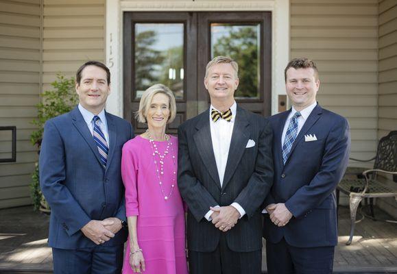 The Philpot Law Firm (L-R); Eric, Liz, Irv and Bo Philpot. Nobdy Fights For You Like Family!