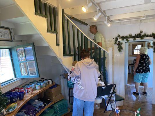 The front room main floor shop.