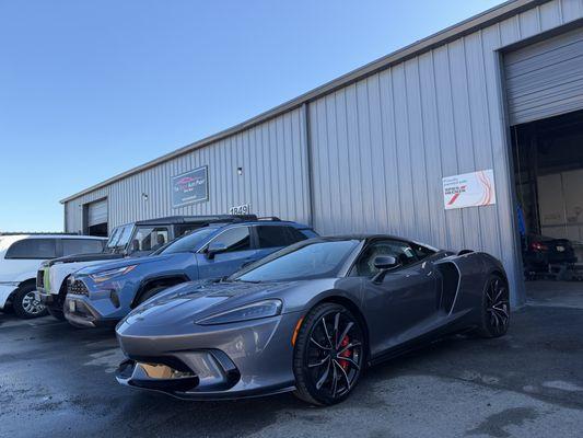 Nice cars at the shop this week