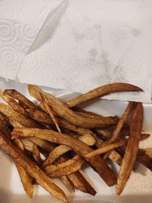 The homemade French Fries