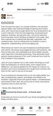 A 5 star review from my longtime clients