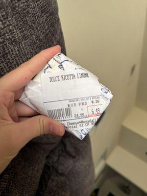 Dolce Ricotta Limone