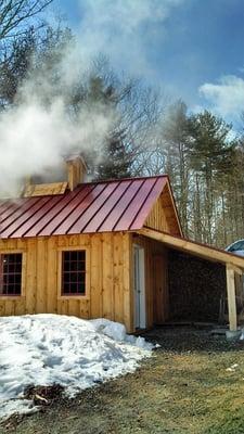 One of Maple Guys' maple syrup boiling houses.