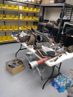 1957 parts on consignment