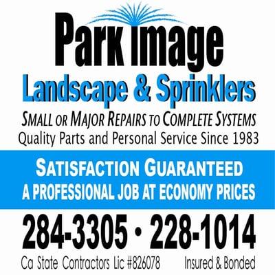 Park Image Landscape & Sprinklers