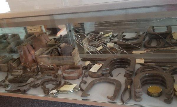 old farming items used for teams of mules & horses