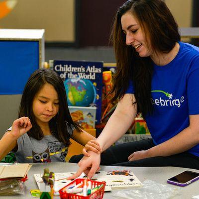 Hopebridge RBT with kiddo working on ABA therapy.