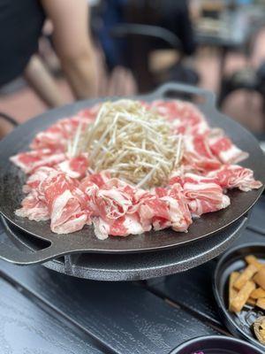 Beef Belly with Mung Bean Sprouts!