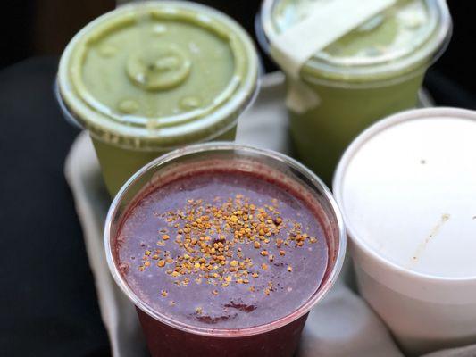 Sambazon C Smoothie and Clean Green x2