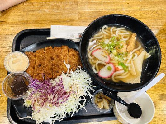 Udon katsu combo
