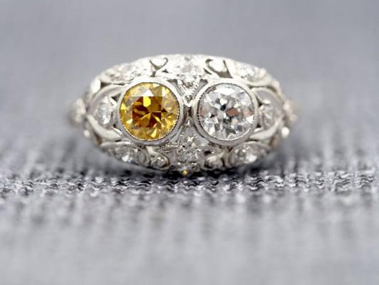Antique Diamond Engagement Ring