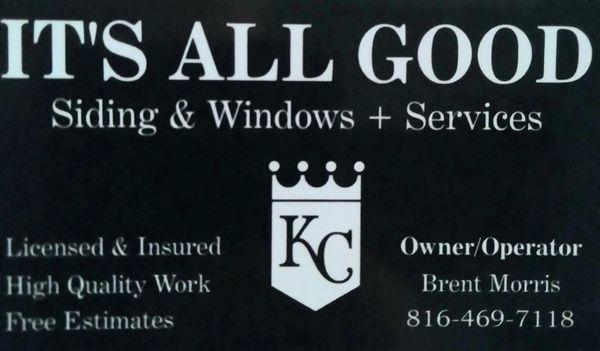 It's All Good Siding & Services