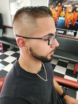 My haircut on 4/18/23 By Carlos El Baron