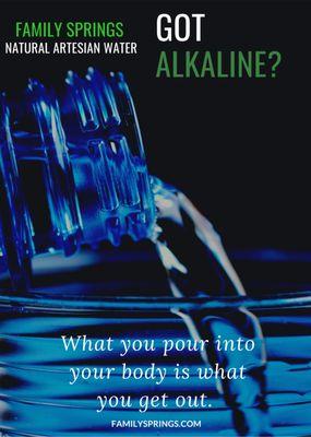 Natural bottled spring water