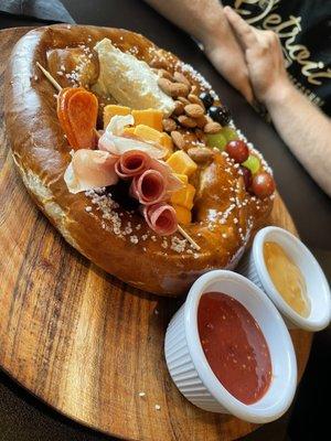 Charcuterie board - absolutely delicious