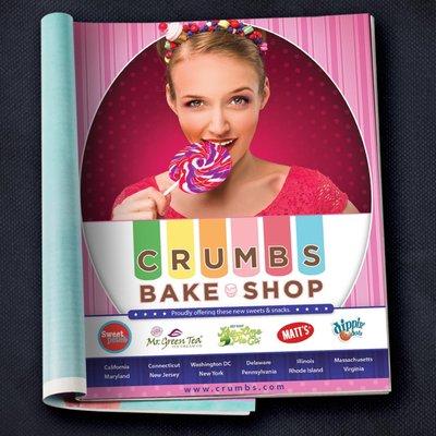 Print ad for Crumbs Bake Shop