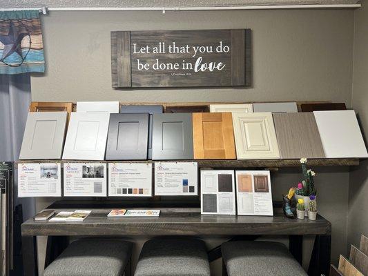 Cabinet Sample Doors for Customers