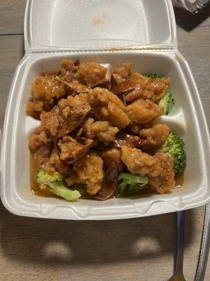 Orange chicken.