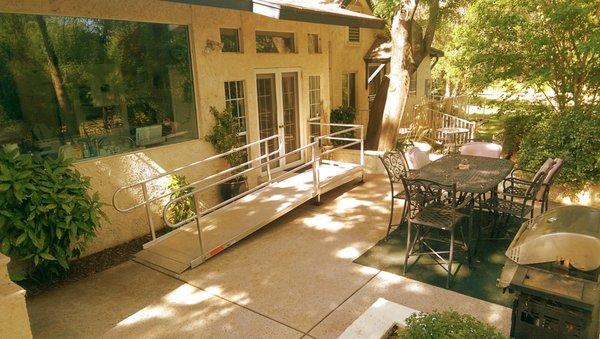 Back Patio with lots of shade