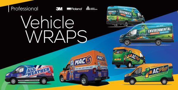Professional vehicle wraps