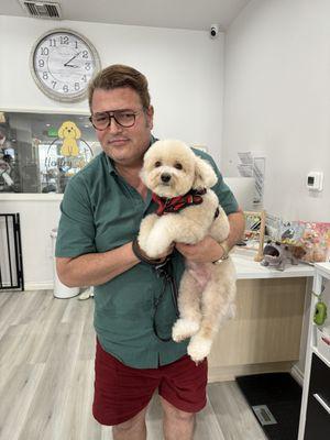 Ollie and Vittorio " We LOVE Doggie World Daycare"