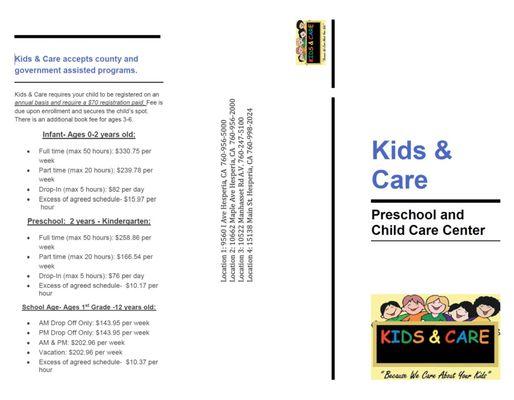 Kids & Care Preschool and Day Care Center