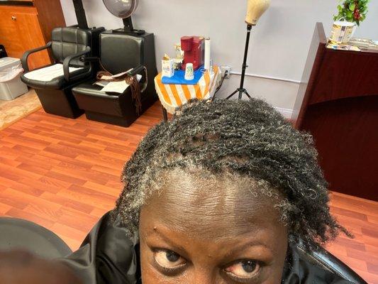 Angela hairstyle and braiding