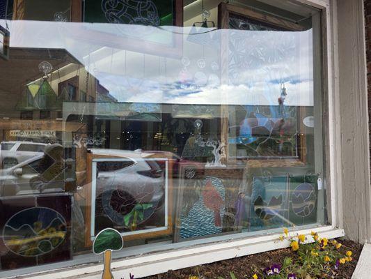 Amazing beautiful window art