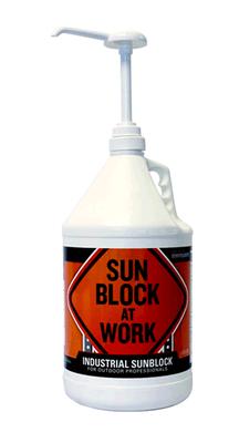 Sun Block At Work