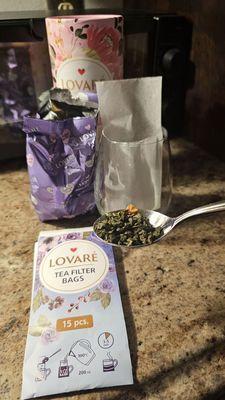 Lovare tea- make in Ukraine,  very cool present ation, smells AMAZING