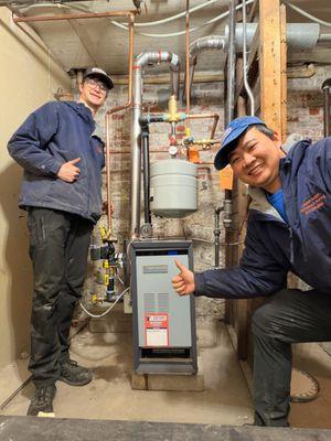 Mattapan direct-vent boiler install, clean piping, safe venting, steady heat.
Need help? Call Boston Budget Plumbing: 617-296-8600.