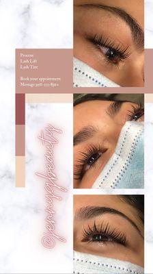 Lash lift service