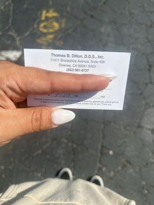 Thomas B Dillon, DDS