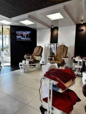 My view from my spa chair