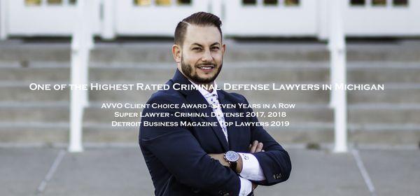 One of the highest rated criminal defense lawyers in Michigan.