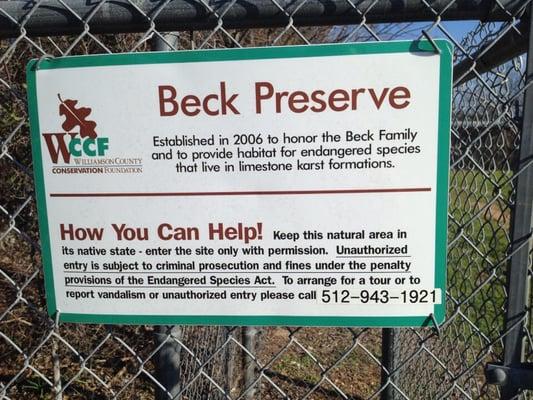 Beck Preserve