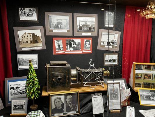 Front lobby history display