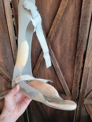 I need to replace my son`s foot brace. He has a foot-drop from a head injury and cannot walk without the support of this brace.