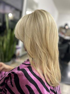 Hair cut and highlights