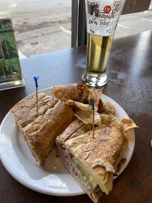 Cuban and my fave beer Champagne Velvet