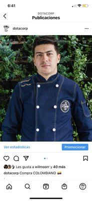 Instagram/ chef uniform