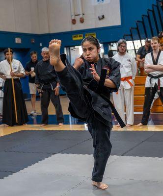 Sofía Campos in action