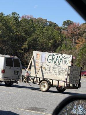 Gray Quick Lube