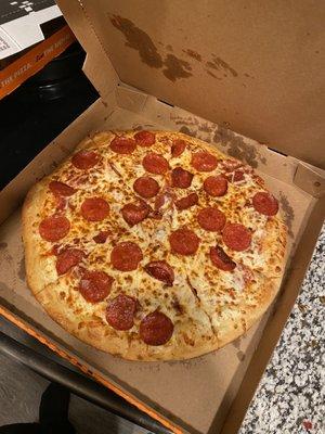 Full pepperoni