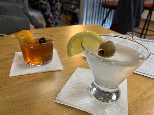 Gin martini, Manhattan